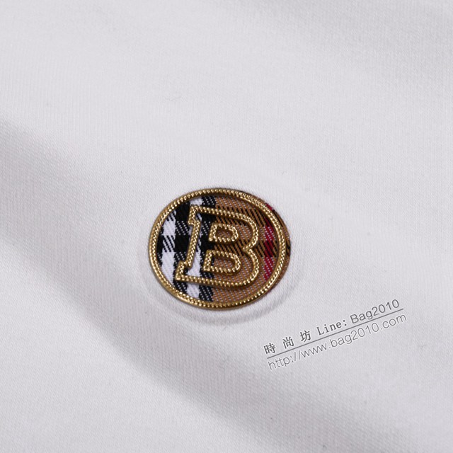 Burberry專櫃巴寶莉2023SS新款貼布壓花高領長袖打底衫 男女同款 tzy2841